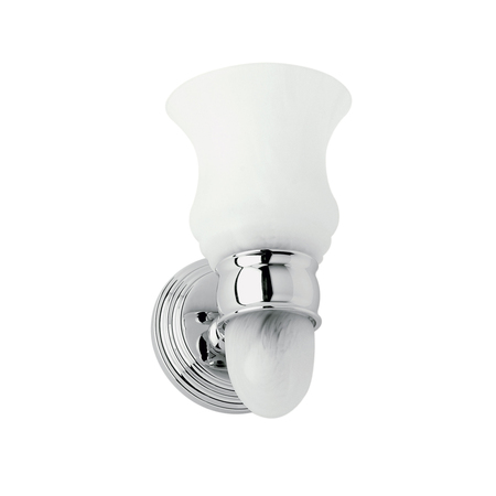 GINGER Single Light With Nightlight Option in Polished Nickel 1181/PN